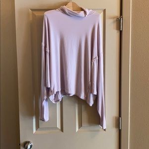 Free people, batwing, mock turtleneck